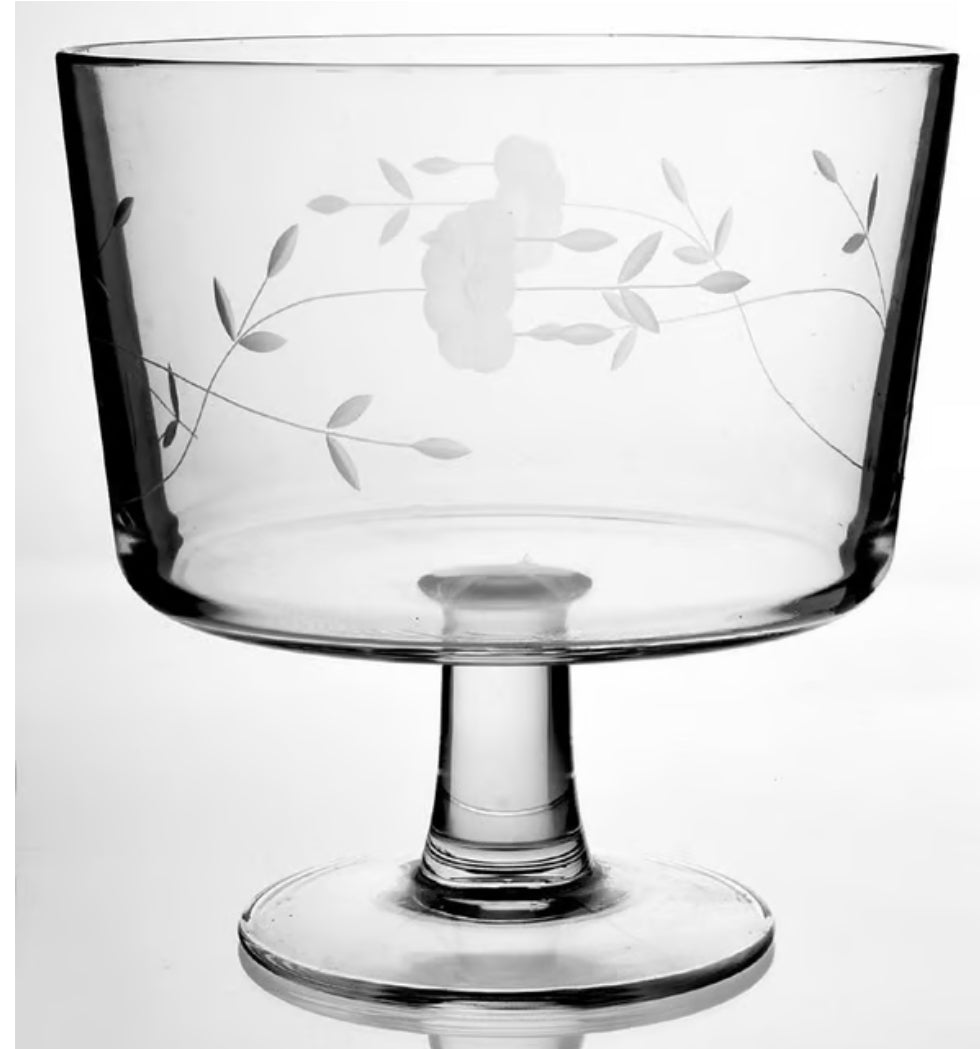 Crystal Trifle Bowl
