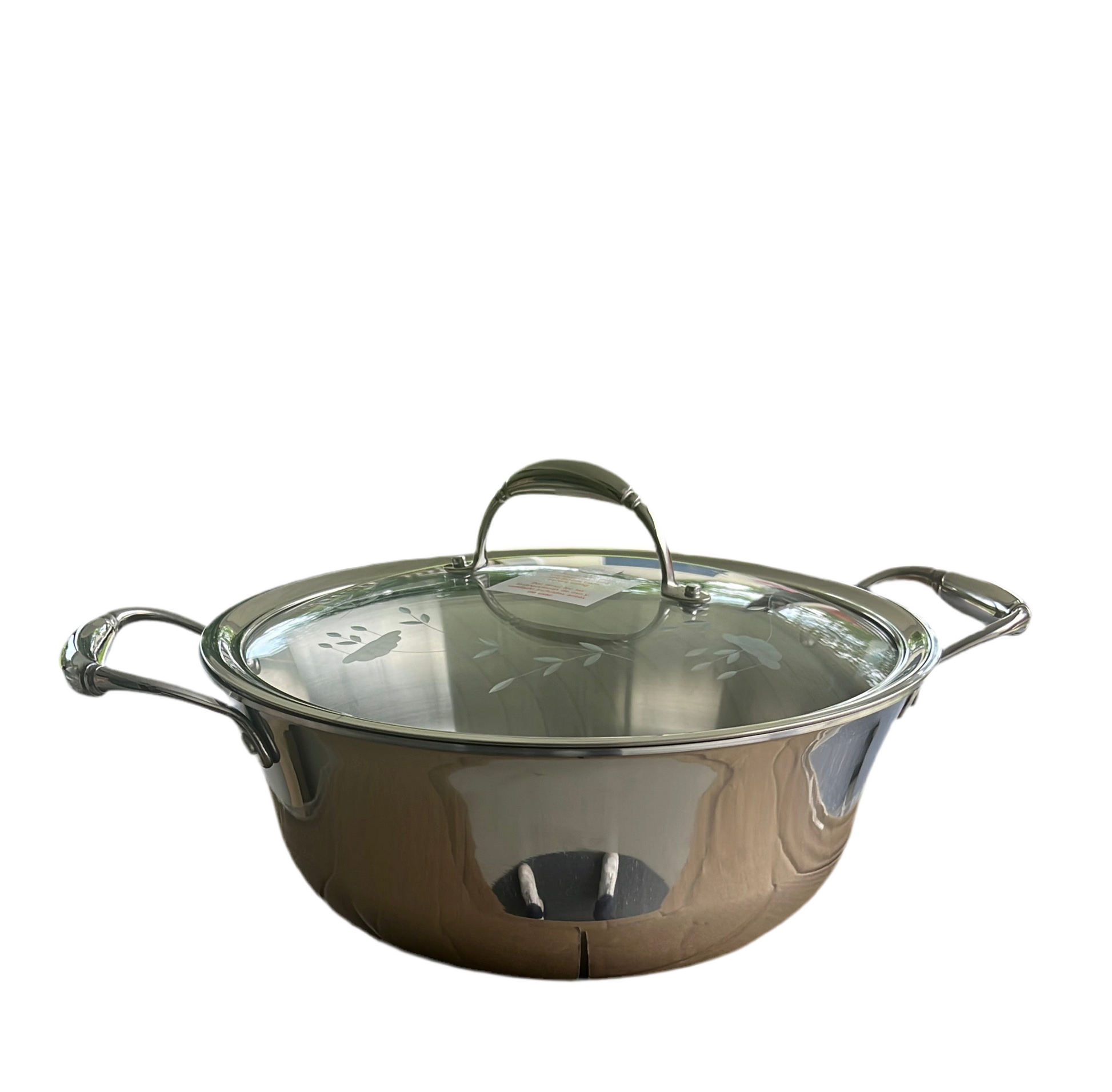 Tri-Ply Stainless Steel 6 qt Dutch Oven